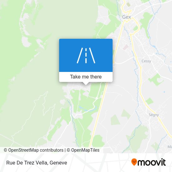 Rue De Trez Vella map