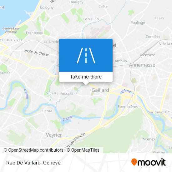 Rue De Vallard map