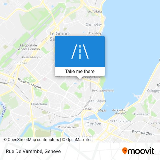 Rue De Varembé map