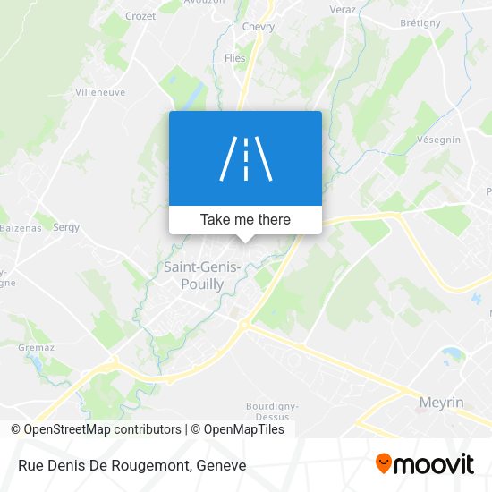 Rue Denis De Rougemont map