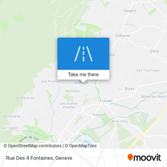 Rue Des 4 Fontaines map