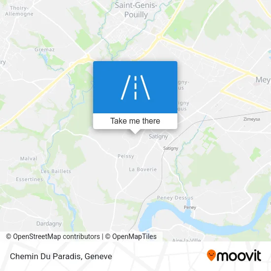 Chemin Du Paradis map
