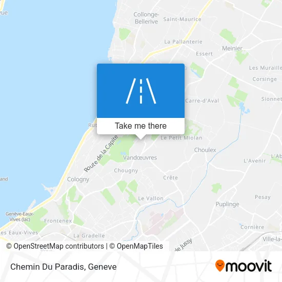 Chemin Du Paradis map