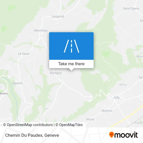 Chemin Du Paudex plan