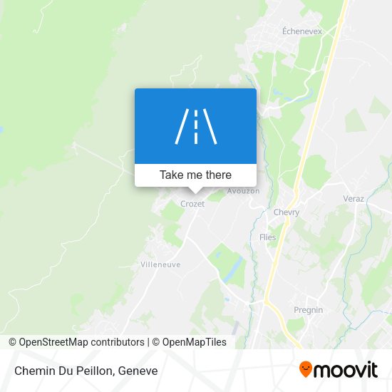 Chemin Du Peillon map