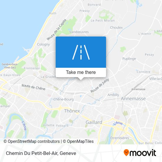 Chemin Du Petit-Bel-Air map
