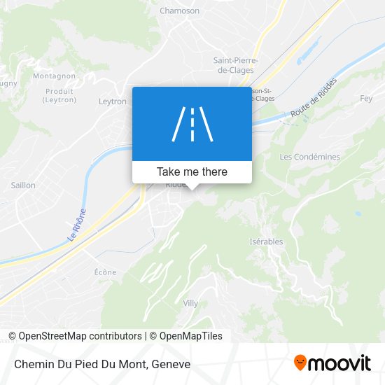 Chemin Du Pied Du Mont map