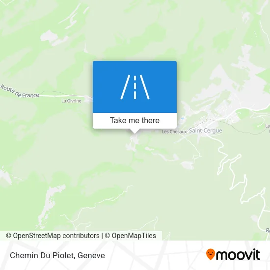 Chemin Du Piolet map