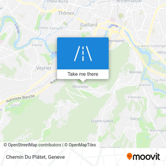 Chemin Du Plâtet map
