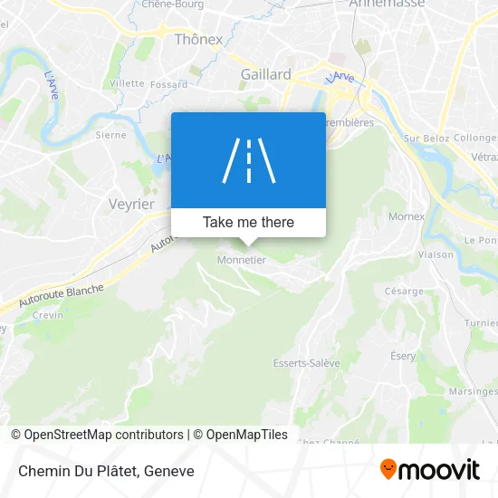 Chemin Du Plâtet map