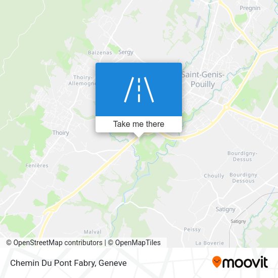 Chemin Du Pont Fabry map