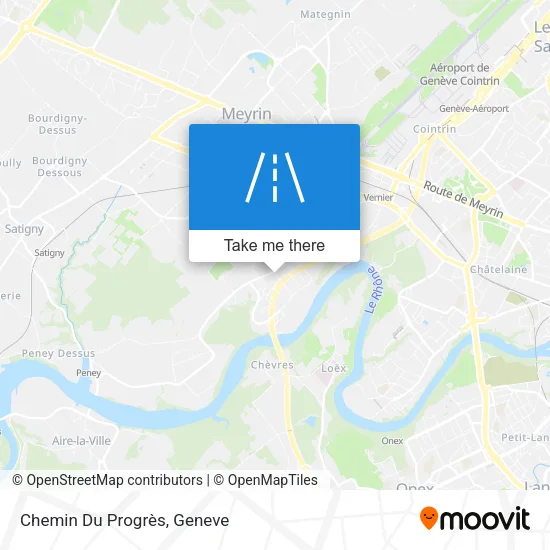 Chemin Du Progrès map