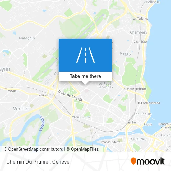 Chemin Du Prunier map