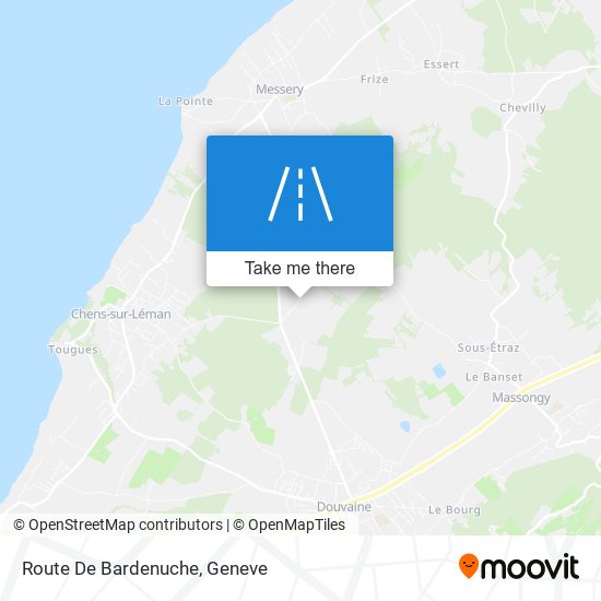 Route De Bardenuche map