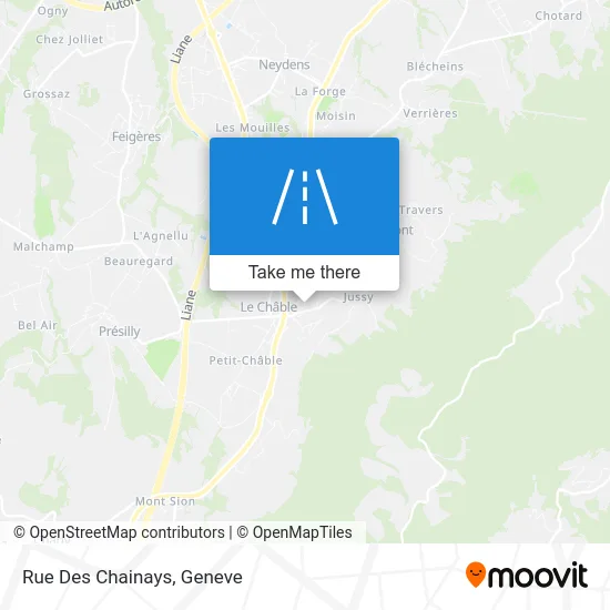 Rue Des Chainays map