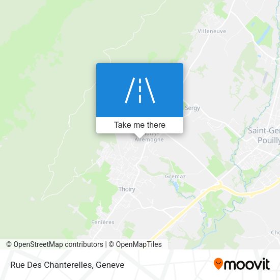 Rue Des Chanterelles map