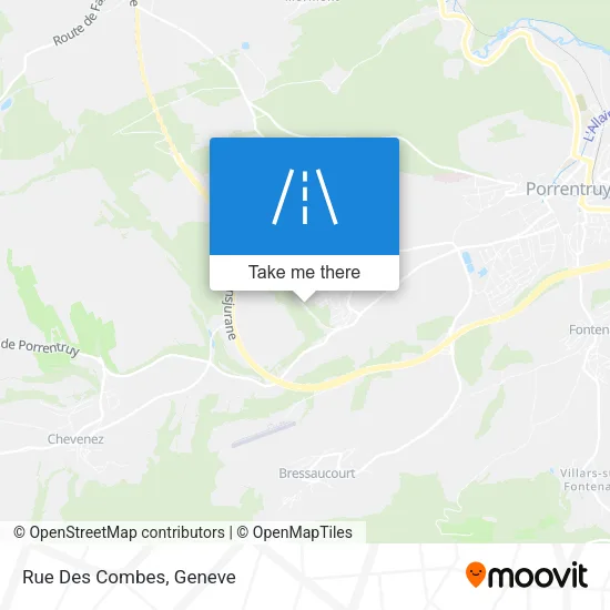 Rue Des Combes map