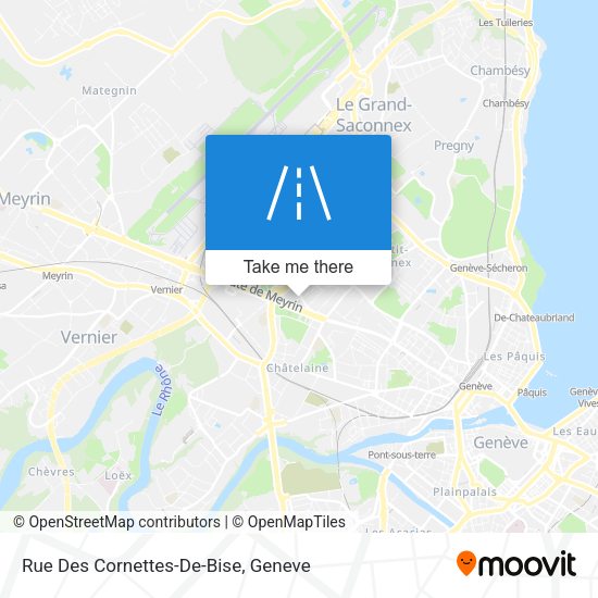 Rue Des Cornettes-De-Bise map