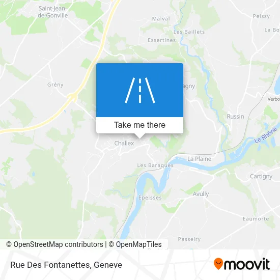 Rue Des Fontanettes map