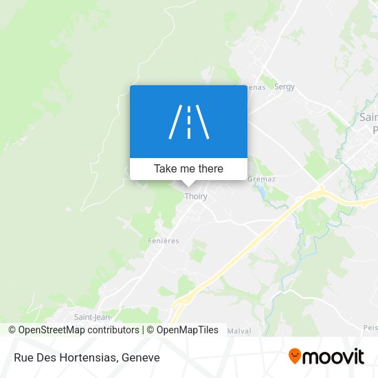 Rue Des Hortensias map