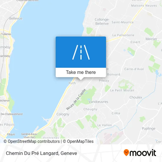 Chemin Du Pré Langard map