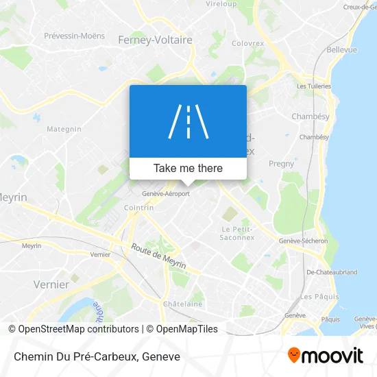 Chemin Du Pré-Carbeux map