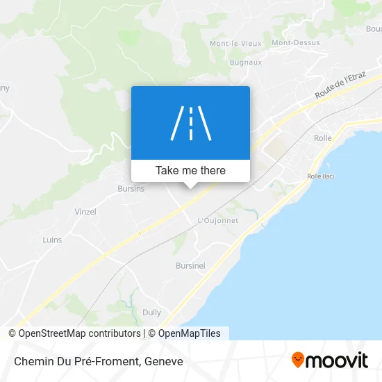 Chemin Du Pré-Froment map