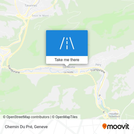 Chemin Du Pré map