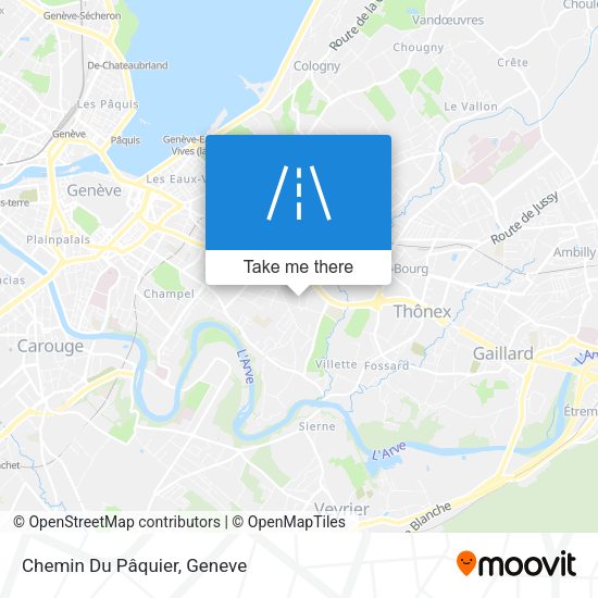 Chemin Du Pâquier map