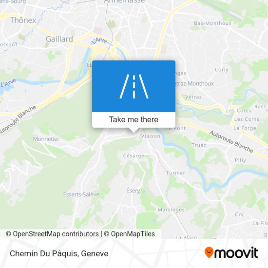 Chemin Du Pâquis map