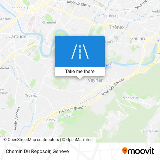 Chemin Du Reposoir map