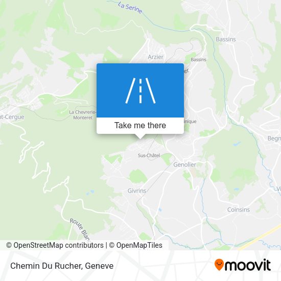 Chemin Du Rucher map