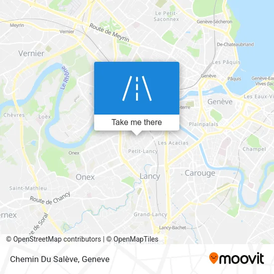 Chemin Du Salève map