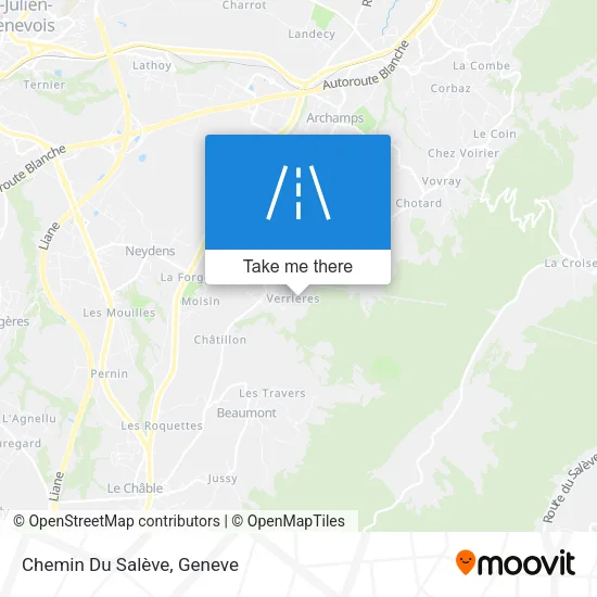 Chemin Du Salève map