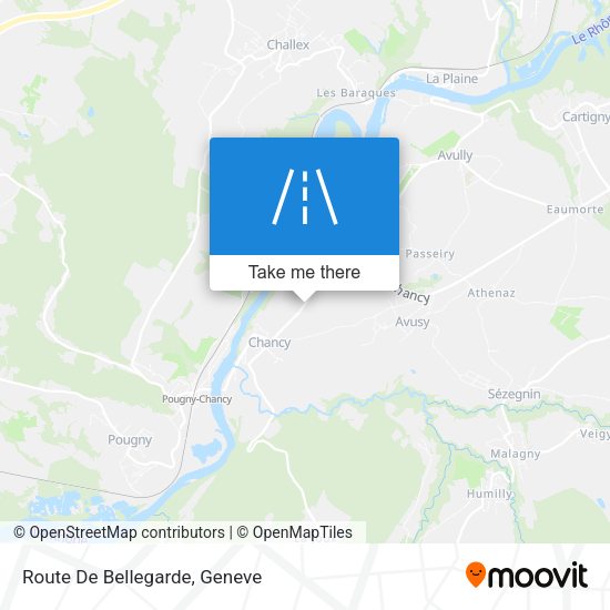 Route De Bellegarde map