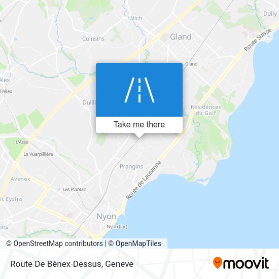 Route De Bénex-Dessus map