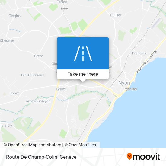 Route De Champ-Colin map