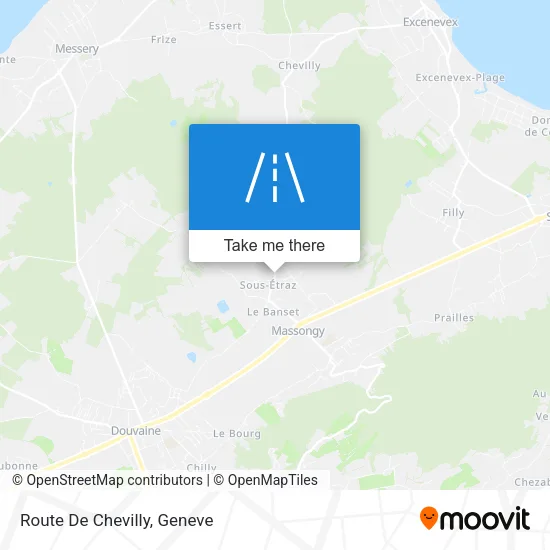 Route De Chevilly map