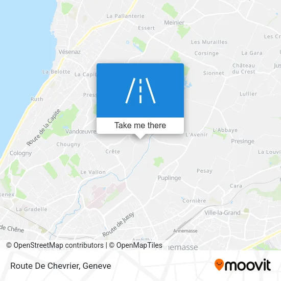 Route De Chevrier map