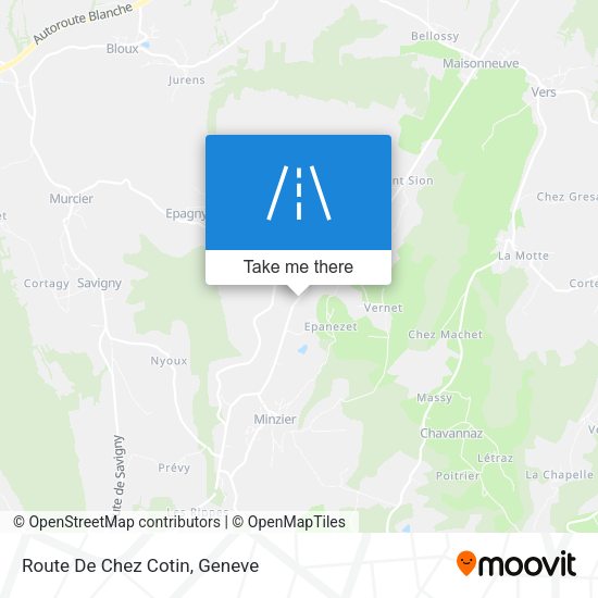Route De Chez Cotin map
