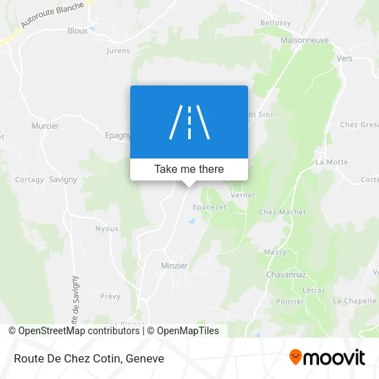 Route De Chez Cotin map