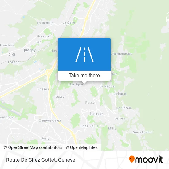 Route De Chez Cottet map