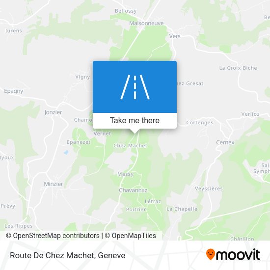 Route De Chez Machet map