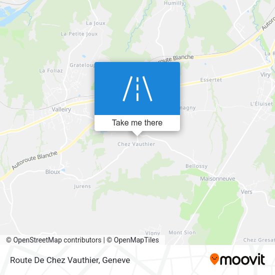 Route De Chez Vauthier map