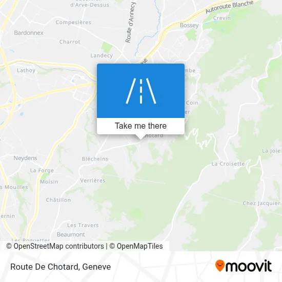 Route De Chotard map