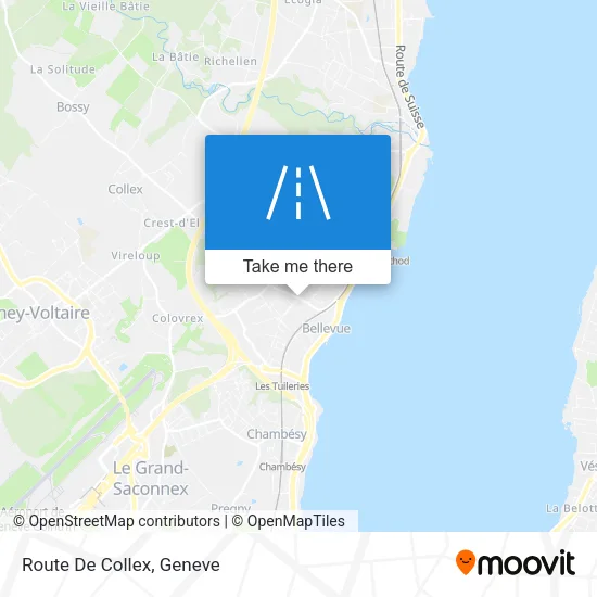 Route De Collex map