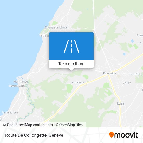 Route De Collongette map