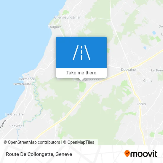 Route De Collongette map