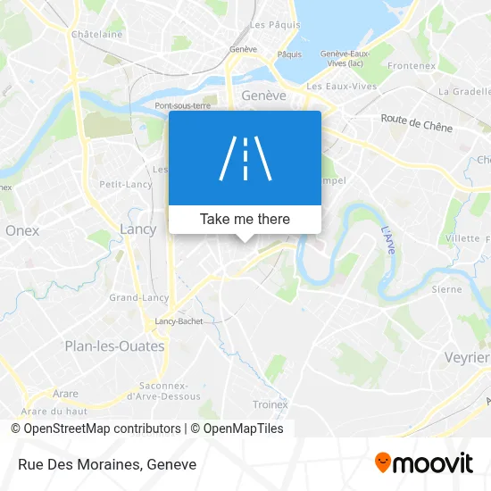 Rue Des Moraines map