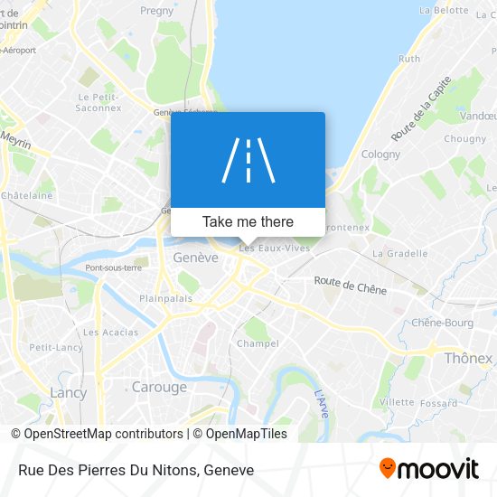 Rue Des Pierres Du Nitons map